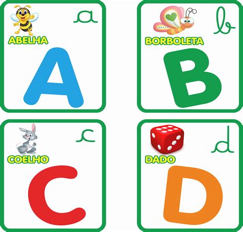 alfabeto com as 4 letras para imprimir colorido - alfabeto com os 4 tipos de letras